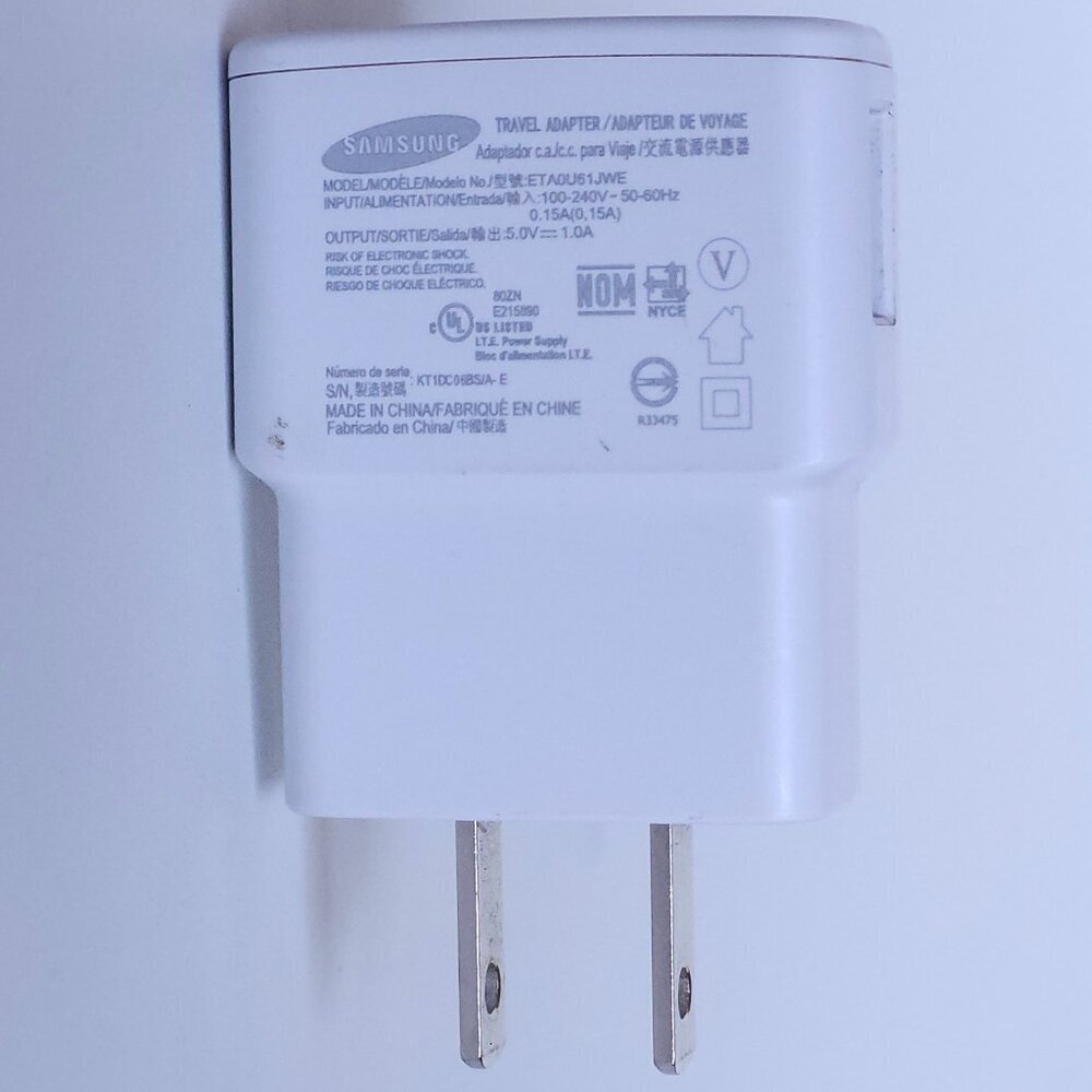 Samsung Original OEM Adaptive Fast Charging (AFC) Wall Charger Adapter (White)